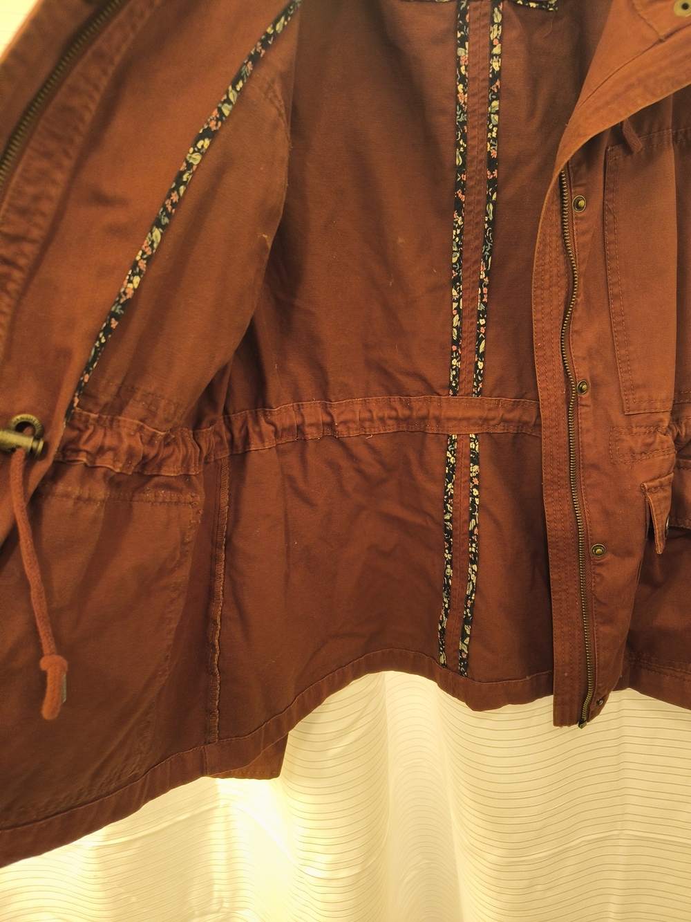Aeropostale Women's Rust Utility Jacket - Picture 3 of 8